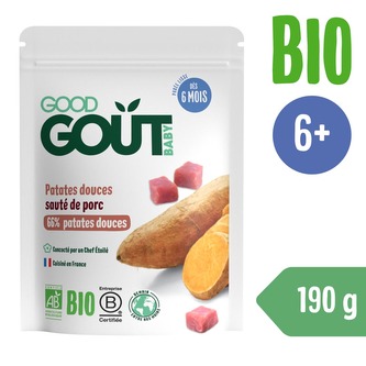 Good Gout BIO Batáty s bravčovým mäsom (190 g)