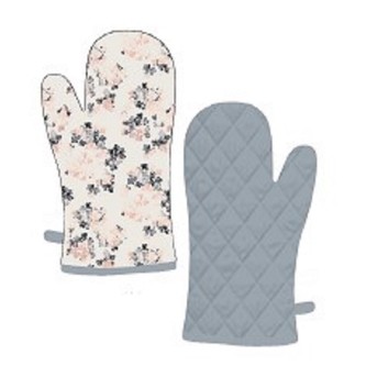 HOME ELEMENTS Kuchyňská chňapka s magnetem 18*32 cm, Květy