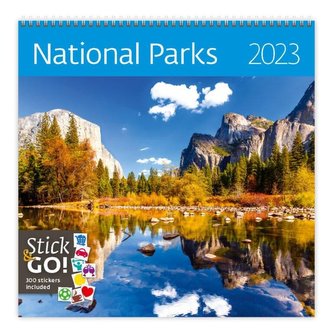 National Parks 2023 - nástěnný kalendář