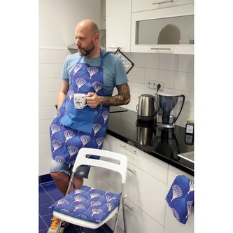 HOME ELEMENTS Kuchyňská zástěra 60*80 cm, Padáčky