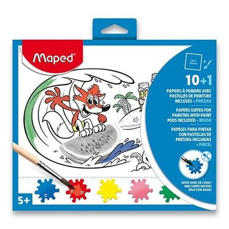Maped Omalovánky s paletou barev a štětcem