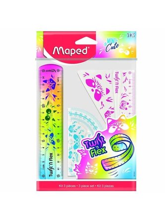 Maped Sada pravítek Twist´n Flex Mini Cute 3 ks