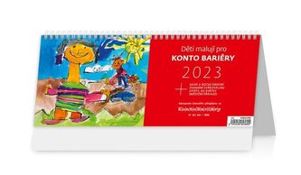 Děti malují pro Konto Bariéry 2023 - stolní kalendář