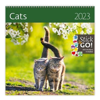 Cats 2023 - nástěnný kalendář