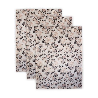 HOME ELEMENTS Sada 3 utěrek 50*70 cm, Květy