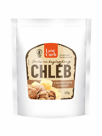 MKM pack Low carb směs na chléb s vlašskými ořechy a eidamem 125 g