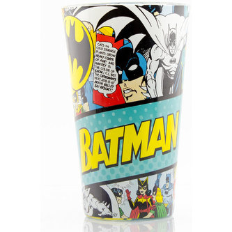 Sklenice Premium Coloured 500ml - Batman Comics - Comic Wrap