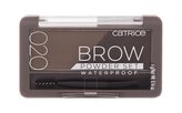 Catrice Brow Powder Set a paletka na obočí Set 4 g 020 Ash Brown Waterproof pro ženy