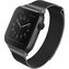 UNIQ Dante ocelový řemínek Apple Watch 41/40/38mm Midnight černý