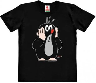 Pánské tričko Krteček: Oh Oh! (L) černá bavlna