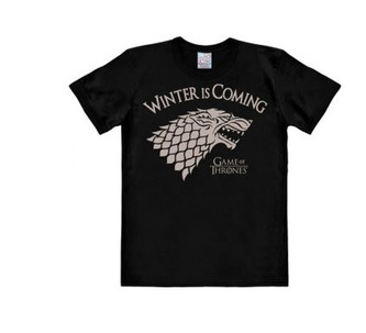 Pánské tričko Game Of Thrones: Winter Is Coming (XL) černé bavlna