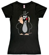 Dámské tričko Krteček: Oh Oh! (L) černá bavlna