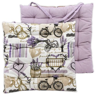 HOME ELEMENTS Podsedák prošívaný 40x40 cm, Nejlepší maminka 2