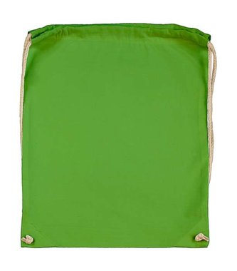 Batoh bavlněný, 140 g/m², 37 x 48cm, sv. zelený (Light Green)