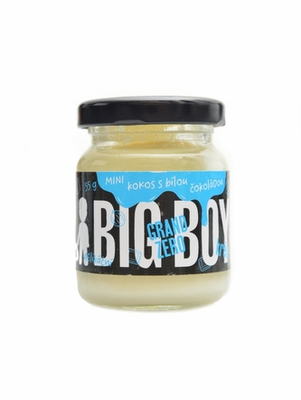 BigBoy - Mini grand zero kokos a bílou čokoládou 55 g