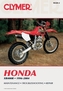 Clymer Honda XR400R 1996-2004