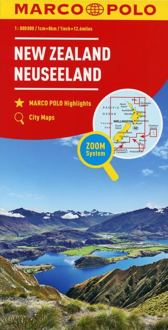 Nový Zéland     mapa 1:800T