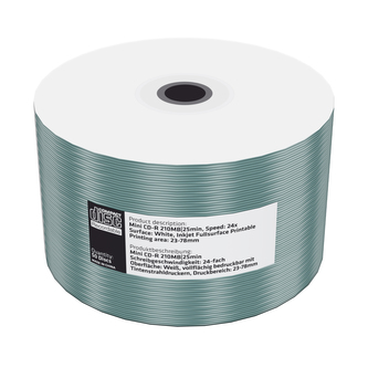 MEDIARANGE CD-R 8cm 200MB 24x folie 50ks Inkjet Printable