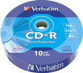VERBATIM CD-R 700 MB, 52x, obal 10 ks