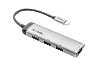 VERBATIM USB-C™ MULTIPORT HUB USB 3.1 GEN 1 / 4x USB 3.2