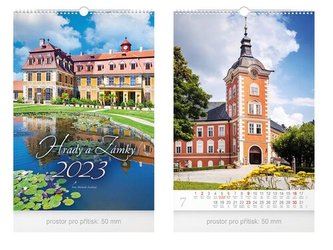 Hrady a zámky 2023 - nástěnný kalendář