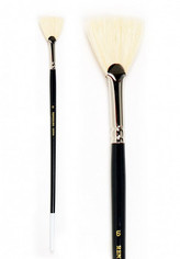 Vějířovitý štětec 2001FN přírodní – velikosti 3