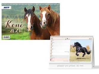 Koně 2023 - stolní kalendář