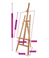 Malířský stojan A buk Mabef - M/13