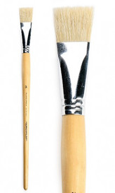 Plochý štětinový štětec 6028F – velikost 24