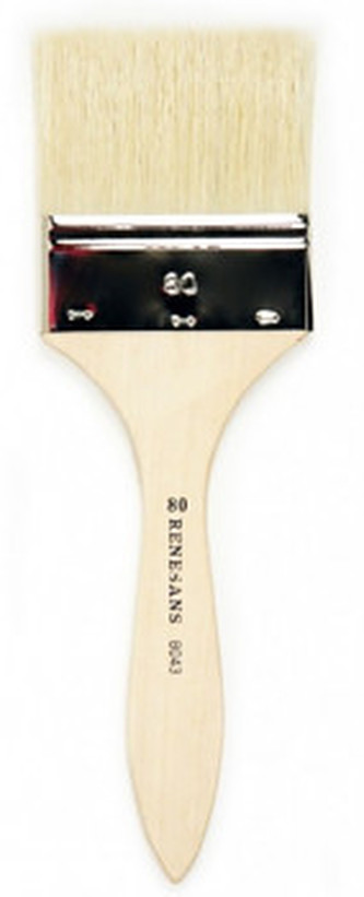 Přírodní široký štětec 8043 dlouhý – velikost 60