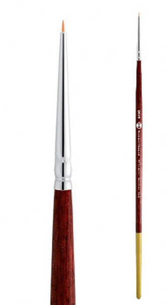 Štětec miniaturní – série 20 – velikost 20/0