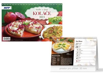Sladké a slané koláče 2023 - stolní kalendář