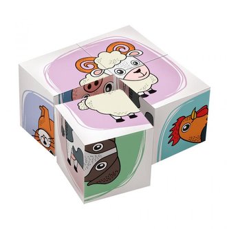 ZVIERATKA 4 Drevené kocky