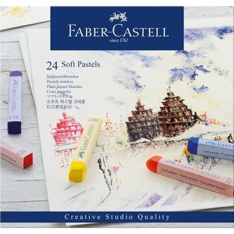 Sada pastelových kříd Faber-Castell 24ks