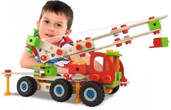 Stavebnice Constructor 4 Autojeřáb, 190 dílů