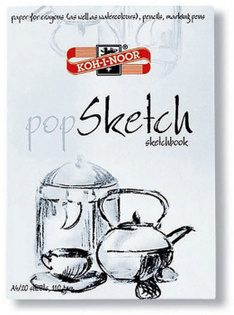 Skicak Pop Sketch A4 110g/m2, 20 listov