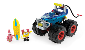 MEGA BLOKS SPONGE BOB RALLY BOAT