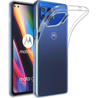 Smarty ultratenký TPU kryt 0,5mm Motorola Moto G 5G čirý