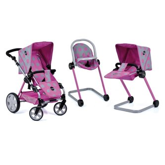 set Icoo 5v1 - kočárek 3v1, sedačka, lehátko