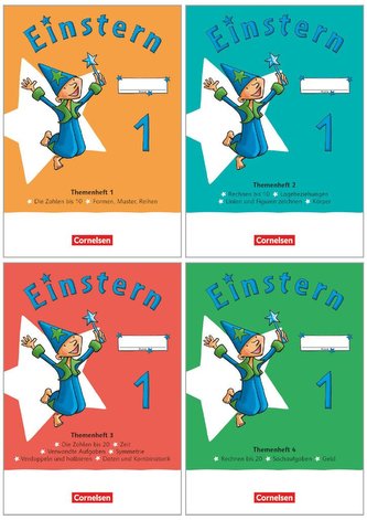 Einstern Mathematik 03. Themenhefte 1-4. Diagnoseheft und Kartonbeilagen im Paket - Verbrauchsmaterial (Hessen)