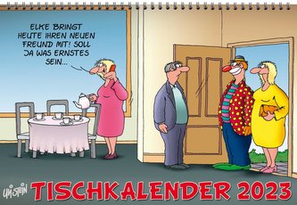 Uli Stein - Tischkalender 2023: Monatskalender zum Aufstellen