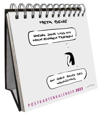 meta bene Postkartenkalender 2023