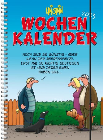Uli Stein - Wochenkalender 2023: Taschenkalender mit Spiralbindung und Gummiband