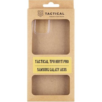 Tactical TPU kryt Samsung Galaxy A03s čirý