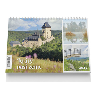 Krásy naší země 2023 - stolní kalendář