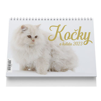 Kočky a koťata 2023 - stolní kalendář