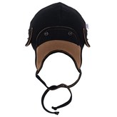 Jarní kojenecká čepička New Baby Special One černá - velikost 62 (3-6m)