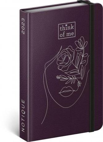 Týdenní diář Emoce Think of me 2023