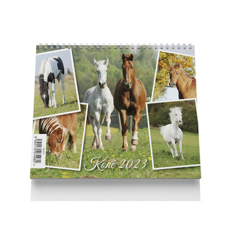 Koně 2023 - stolní kalendář