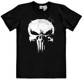 Pánské tričko Punisher: TV Skull Marvel Comics (M) černá bavlna